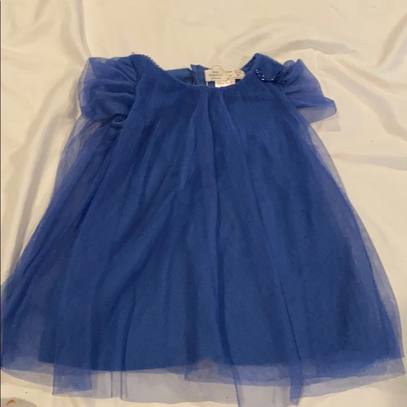 Zara Dresses Zara Baby Blue Purple Pretty Dress 218 Months Poshmark